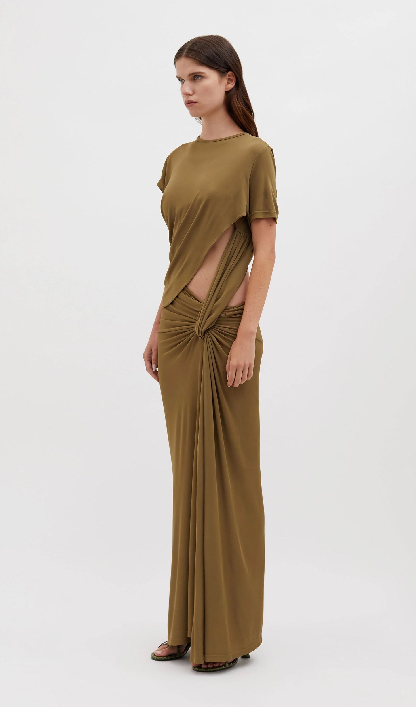 Twisted Lever Tee Maxi Dress