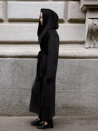 Hooded Double-Faced Wool Coat