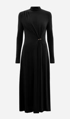 Jersey Metallic Decor Maxi Dress