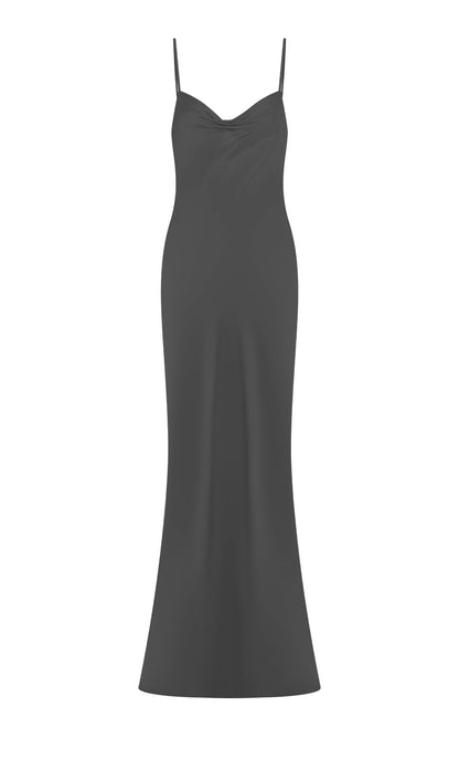 Sweetheart Satin Maxi Dress