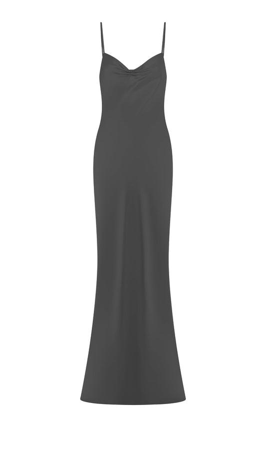 Sweetheart Satin Maxi Dress