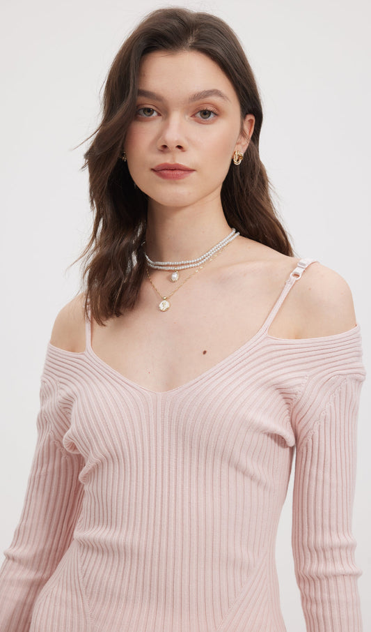 Long Sleeve Knitted  Top