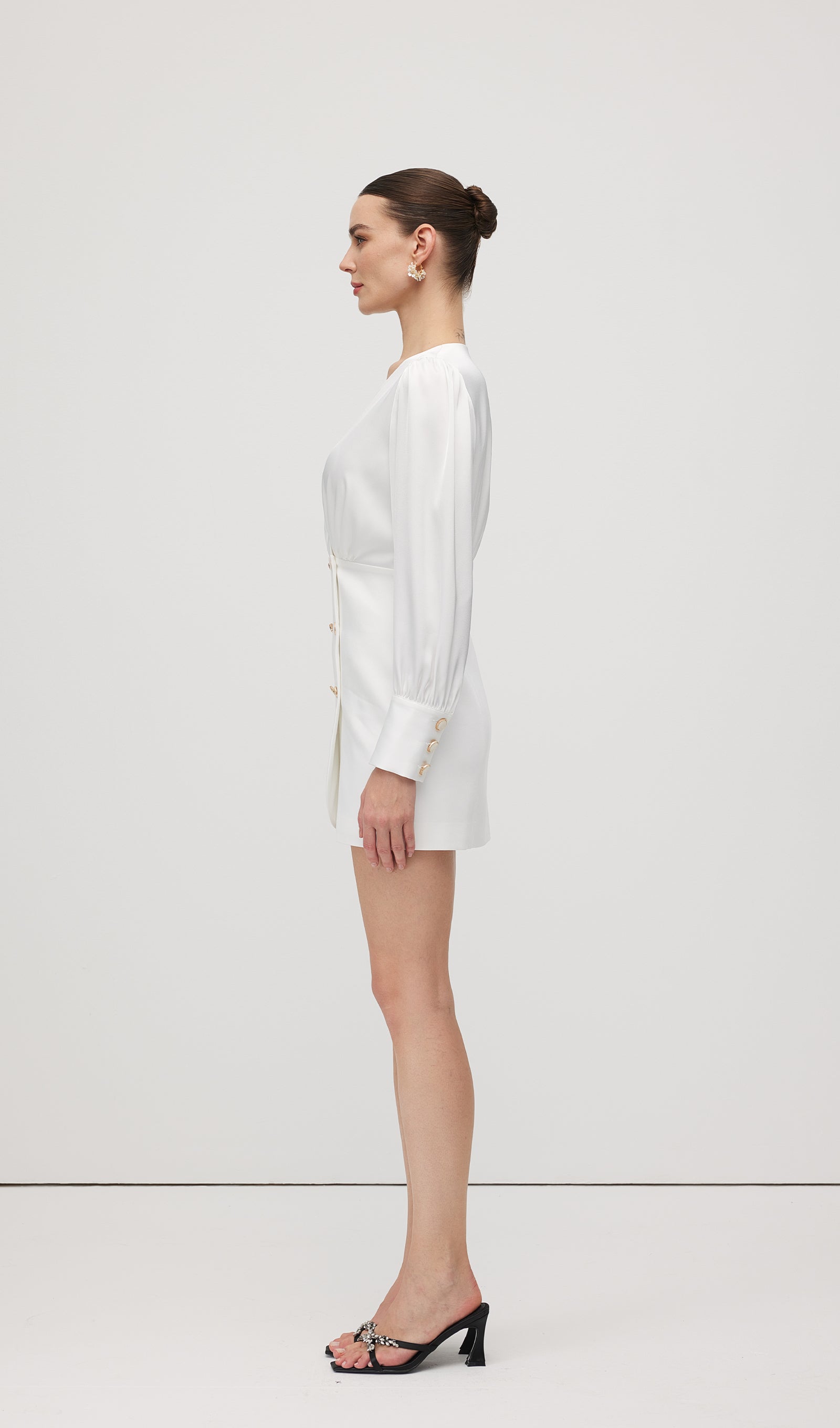 Combo With Wrap Bodice Mini Dress