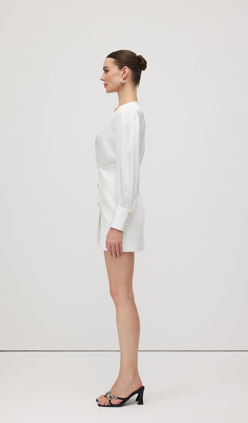 Combo With Wrap Bodice Mini Dress