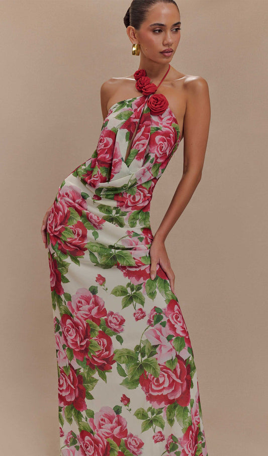 Cowl Neck Maxi Dress