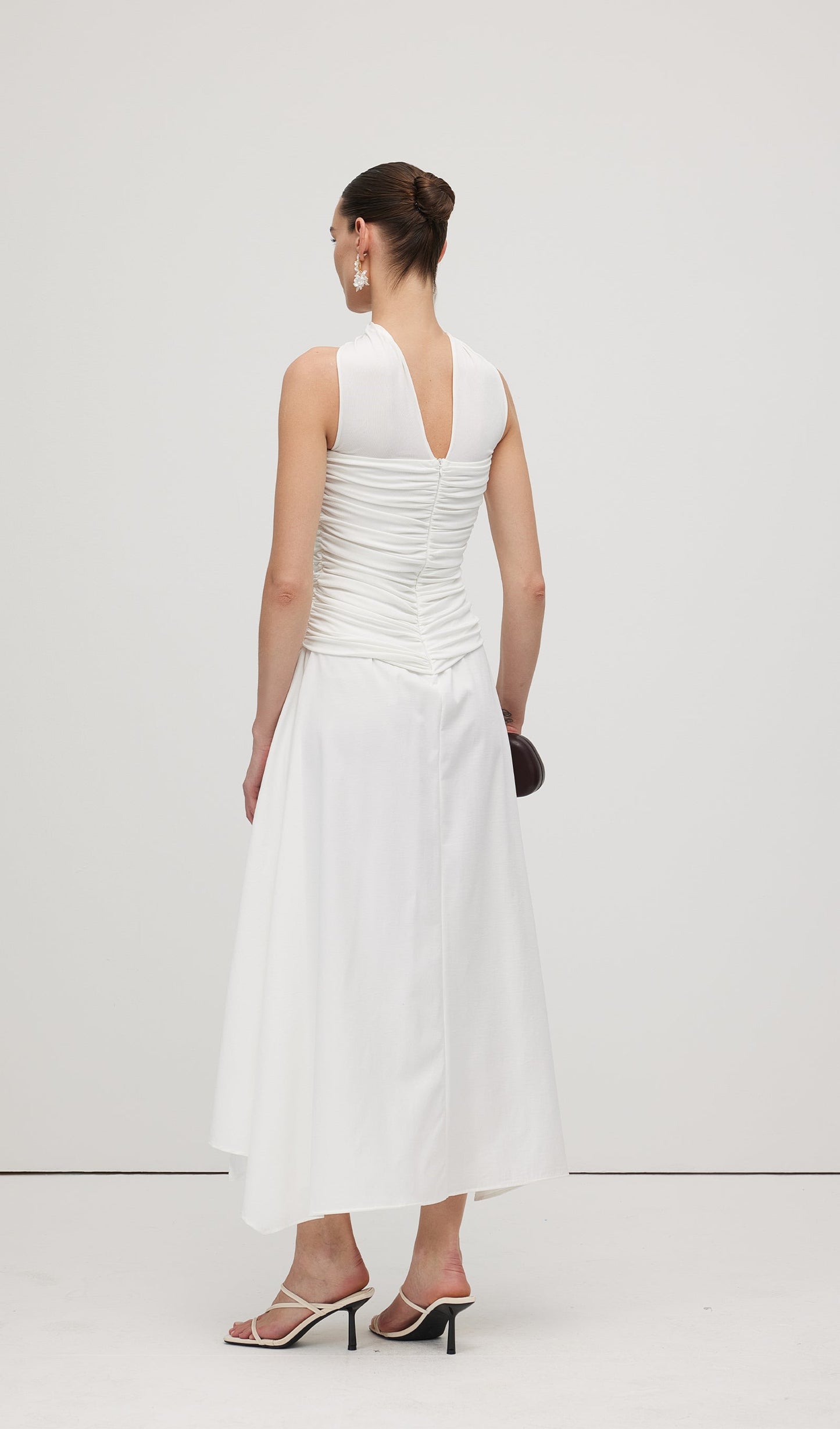 Halter Neck Tube Midi Dress