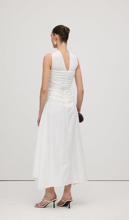Halter Neck Tube Midi Dress