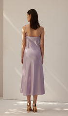 Satin Vest Midi Dress