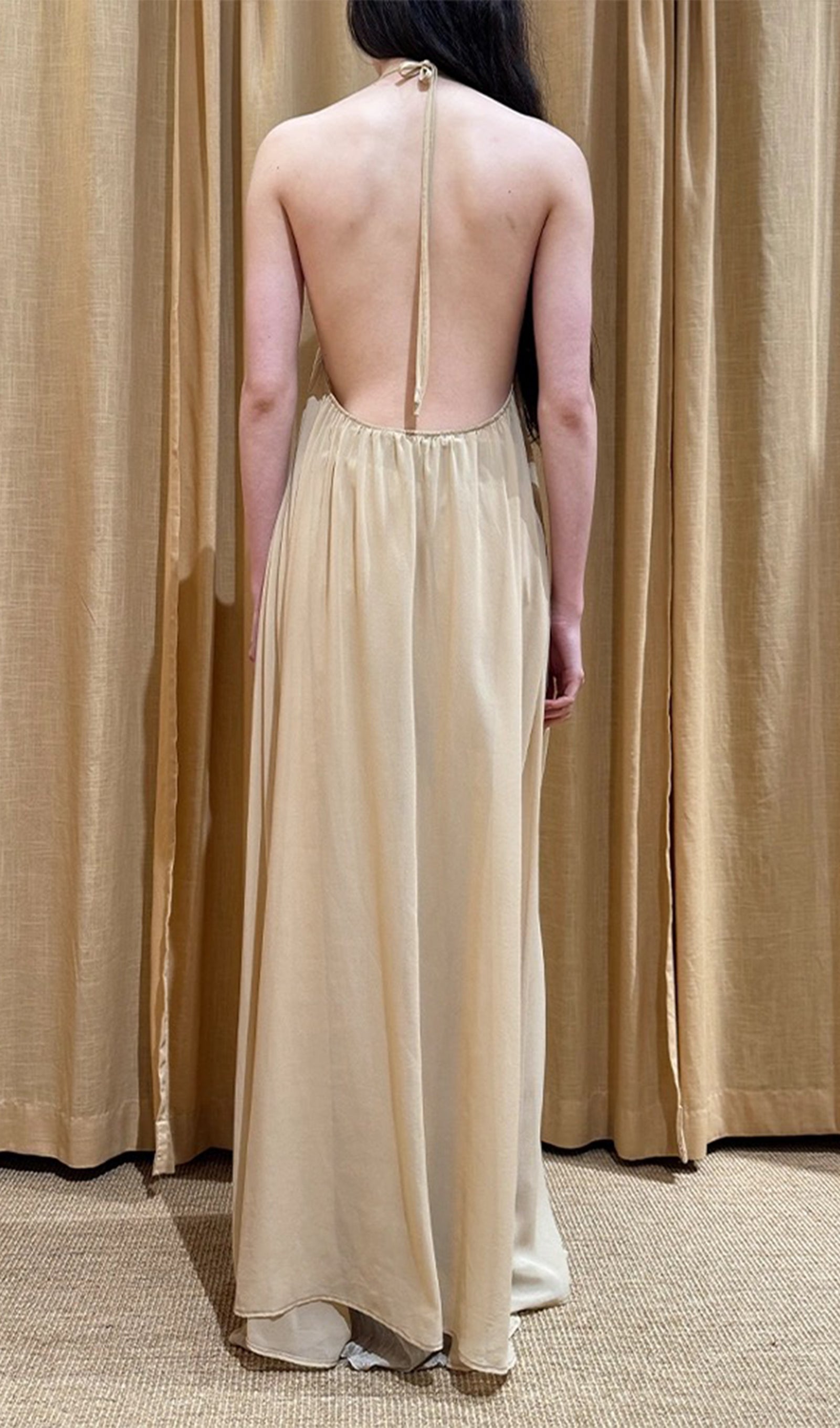 Slip Cotton Gauze Maxi Dress