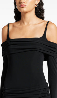 Off Shoulder Slip Maxi Dress