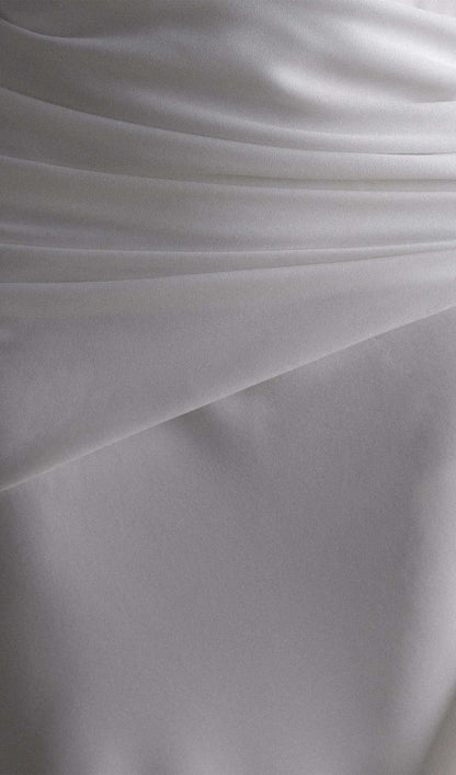 Chiffon Draped Maxi Dress