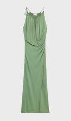 Drapes Split Maxi Dress