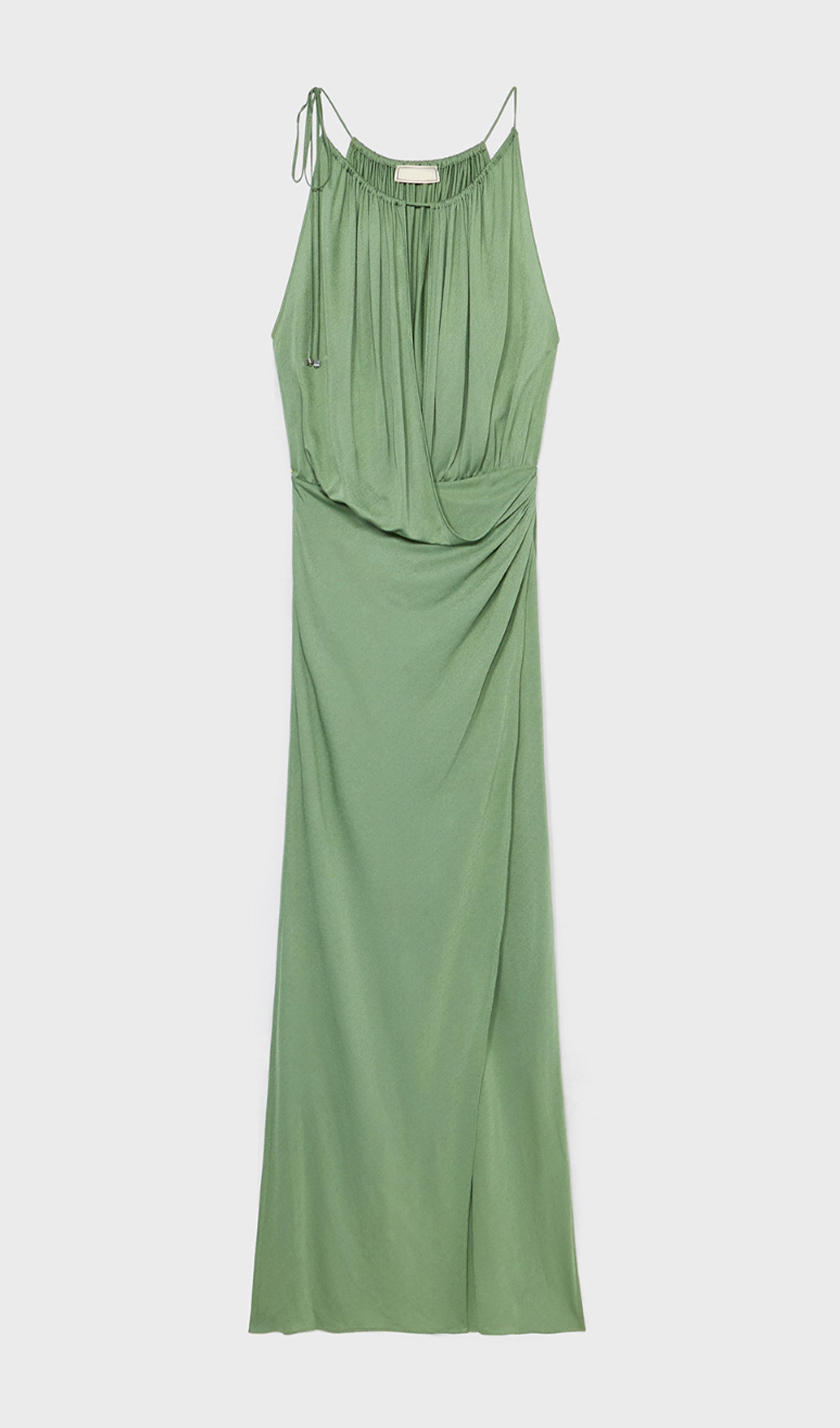 Drapes Split Maxi Dress