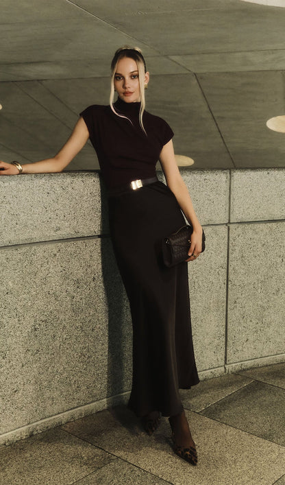 Sleeveless Knitted With Pleats Top