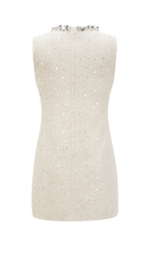 Sequin Boucle Mini Dress