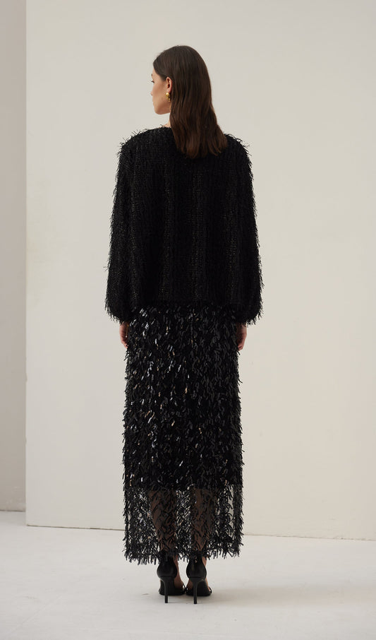 Solid Fringed Top