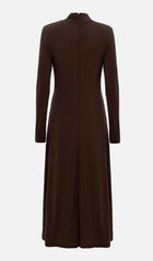 Jersey Metallic Decor Maxi Dress