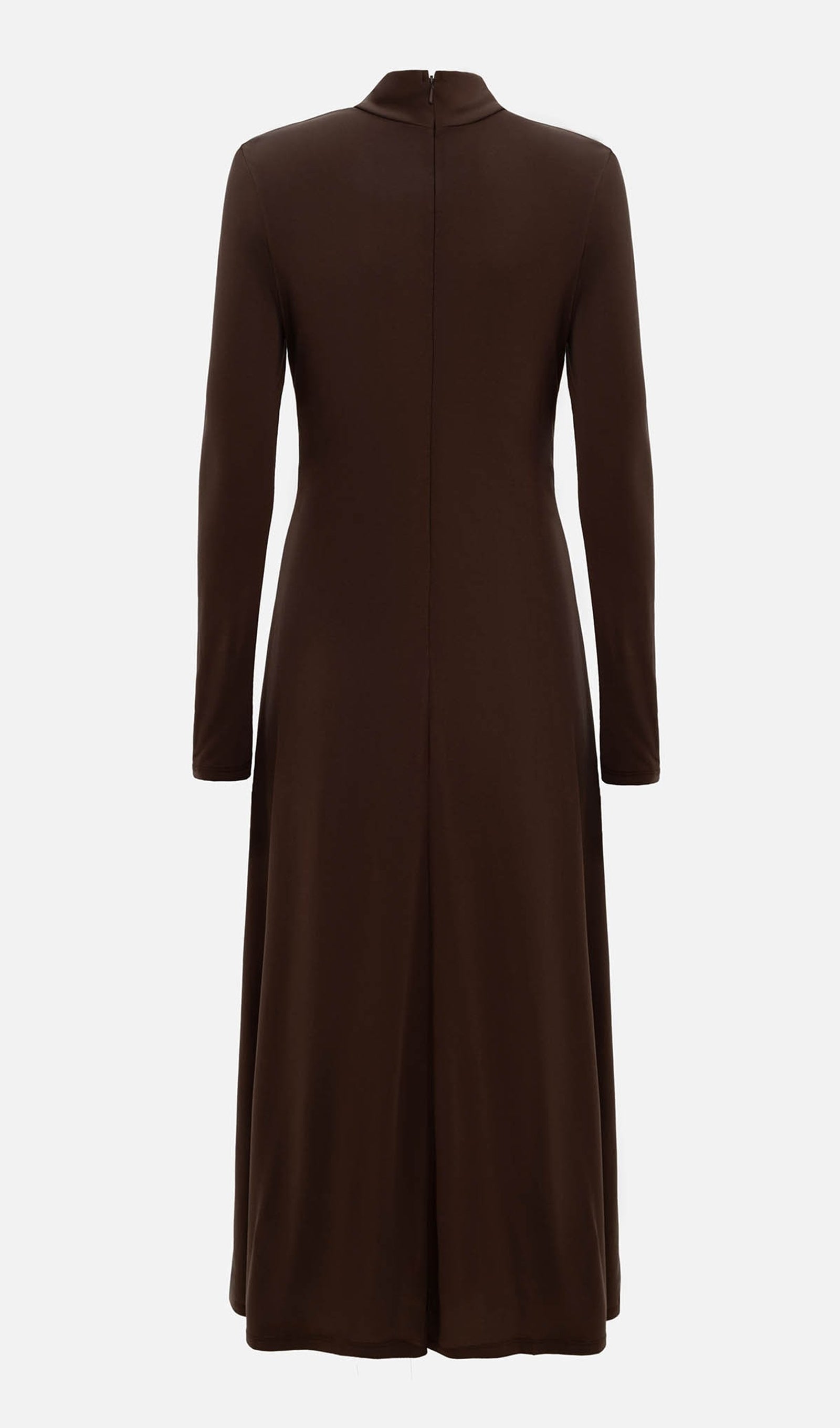 Jersey Metallic Decor Maxi Dress