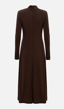 Jersey Metallic Decor Maxi Dress