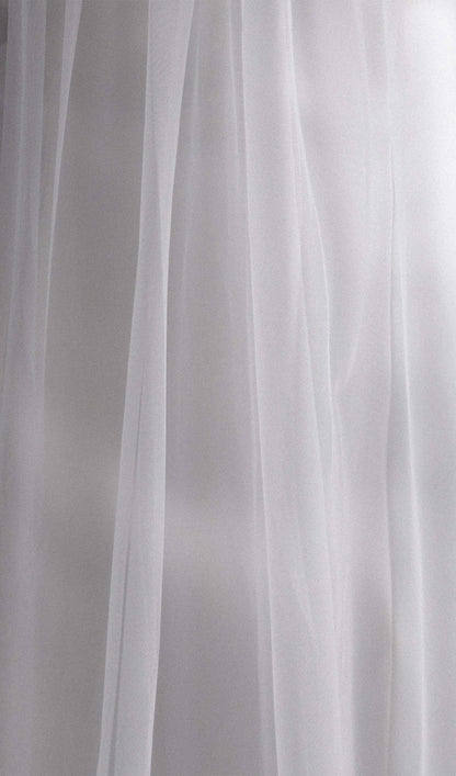 Chiffon Strapless Maxi Dress