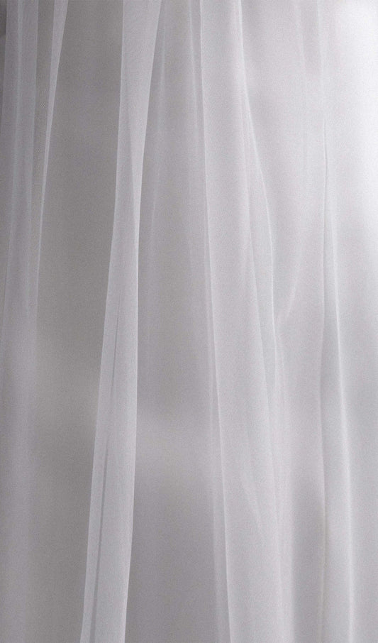 Chiffon Strapless Maxi Dress