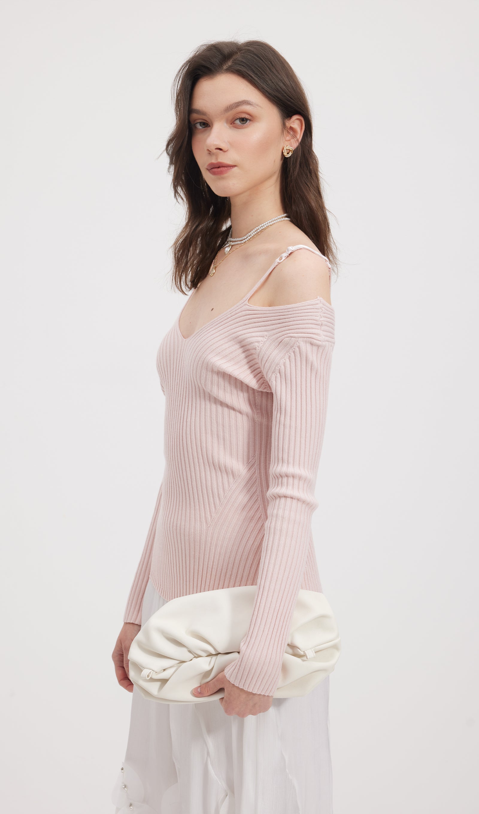 Long Sleeve Knitted  Top