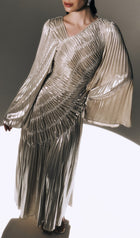 Metallic Maxi Dress