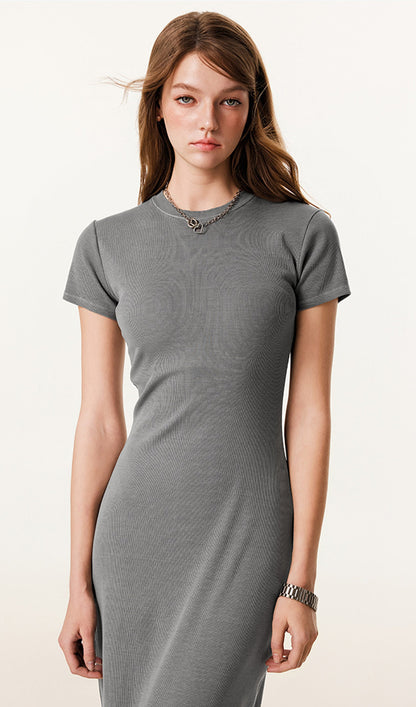 Jersey Bodycon Midi Dress
