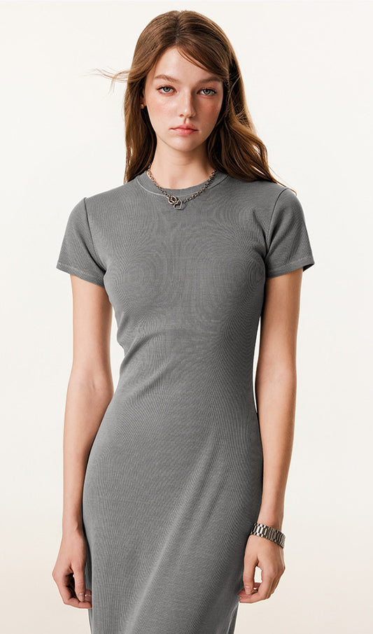 Jersey Bodycon Midi Dress