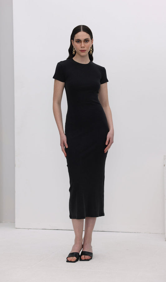 Jersey Bodycon Midi Dress