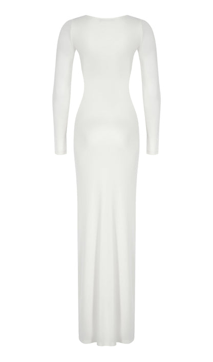 Braid Jersey Maxi Dress