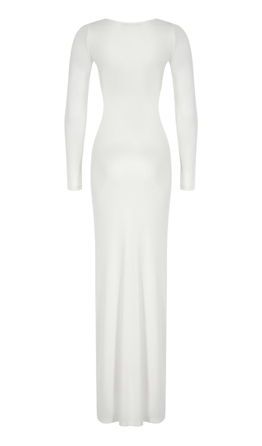 Braid Jersey Maxi Dress