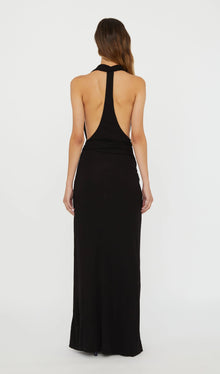 Halter Jersey Maxi Dress