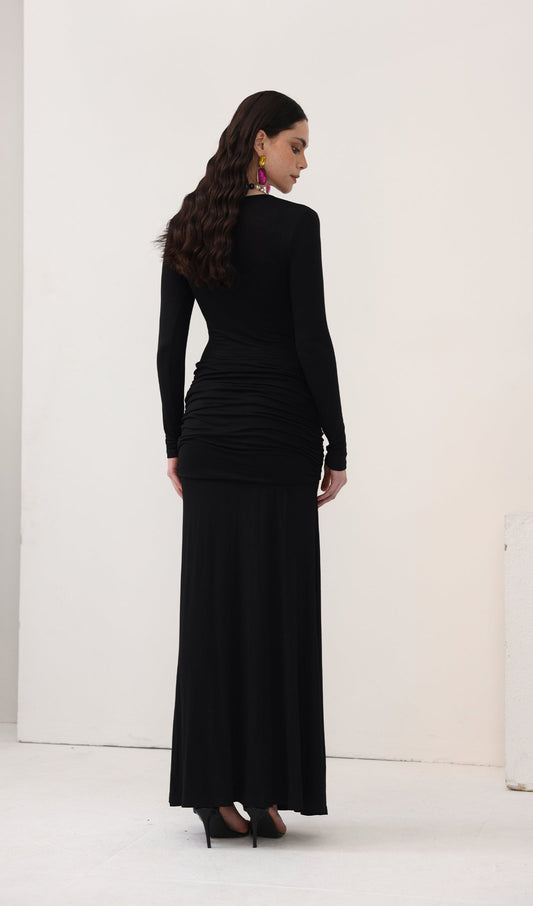 Semi Transparent Maxi Dress