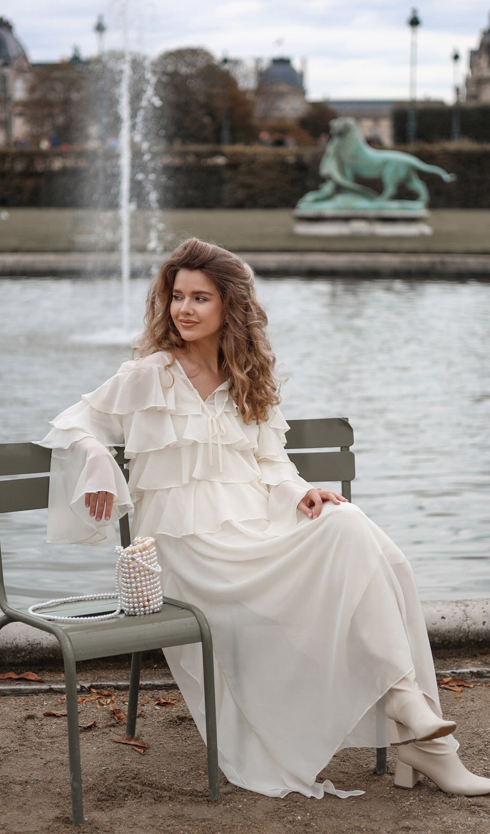 Airy With Ruffles Maxi Dress