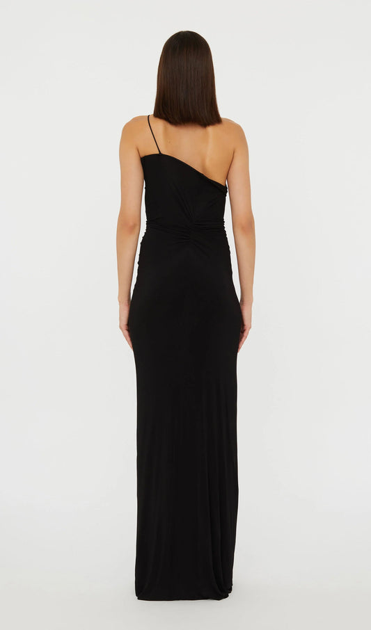 Jersey Ruched Maxi Dress