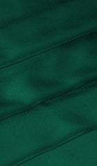 Asymmetric Satin Midi Dress