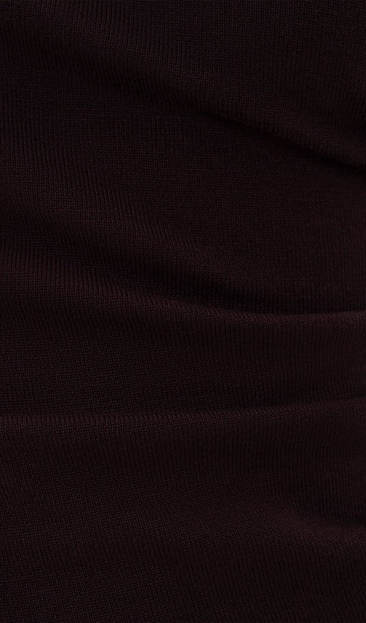 Sleeveless Knitted With Pleats Top