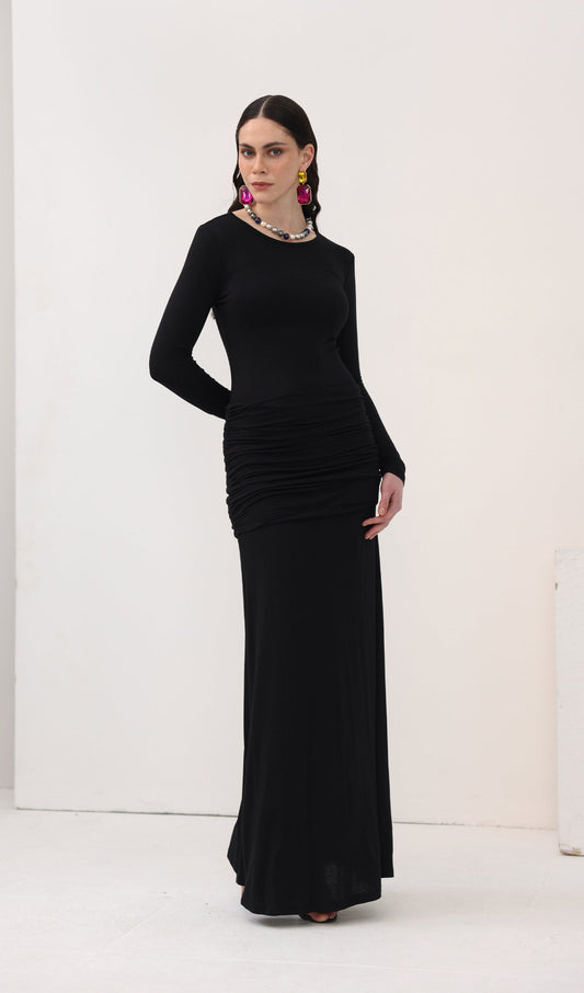 Semi Transparent Maxi Dress
