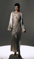 Metallic Maxi Dress