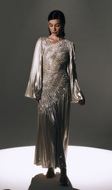 Metallic Maxi Dress