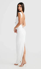 Solid Bodycon Maxi Dress