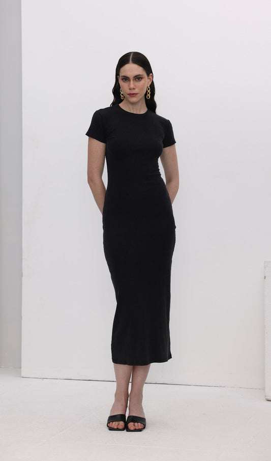 Jersey Bodycon Midi Dress