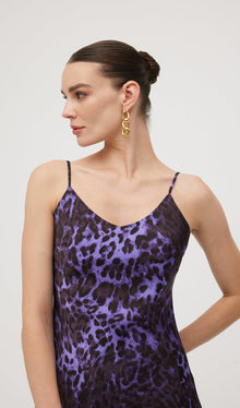 Leopard Print Midi Dress