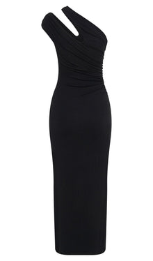 One Shoulder Modal Midi Dress