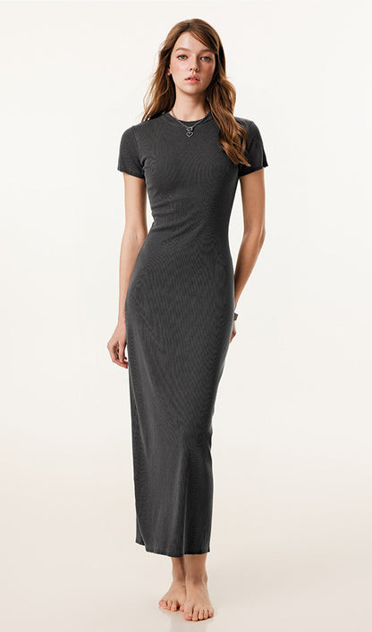 Jersey Bodycon Midi Dress
