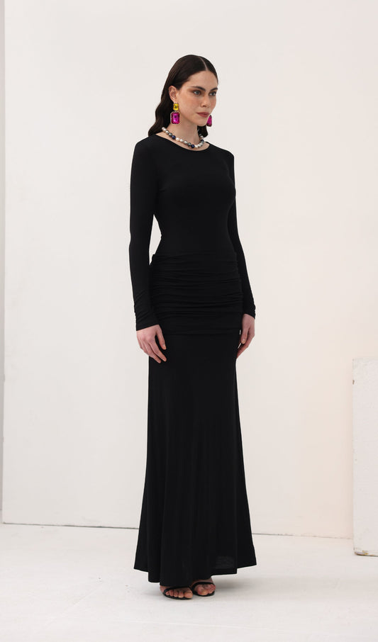 Semi Transparent Maxi Dress