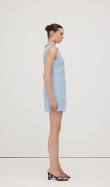 Sequin Boucle Mini Dress