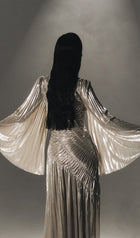 Metallic Maxi Dress