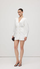 Combo With Wrap Bodice Mini Dress